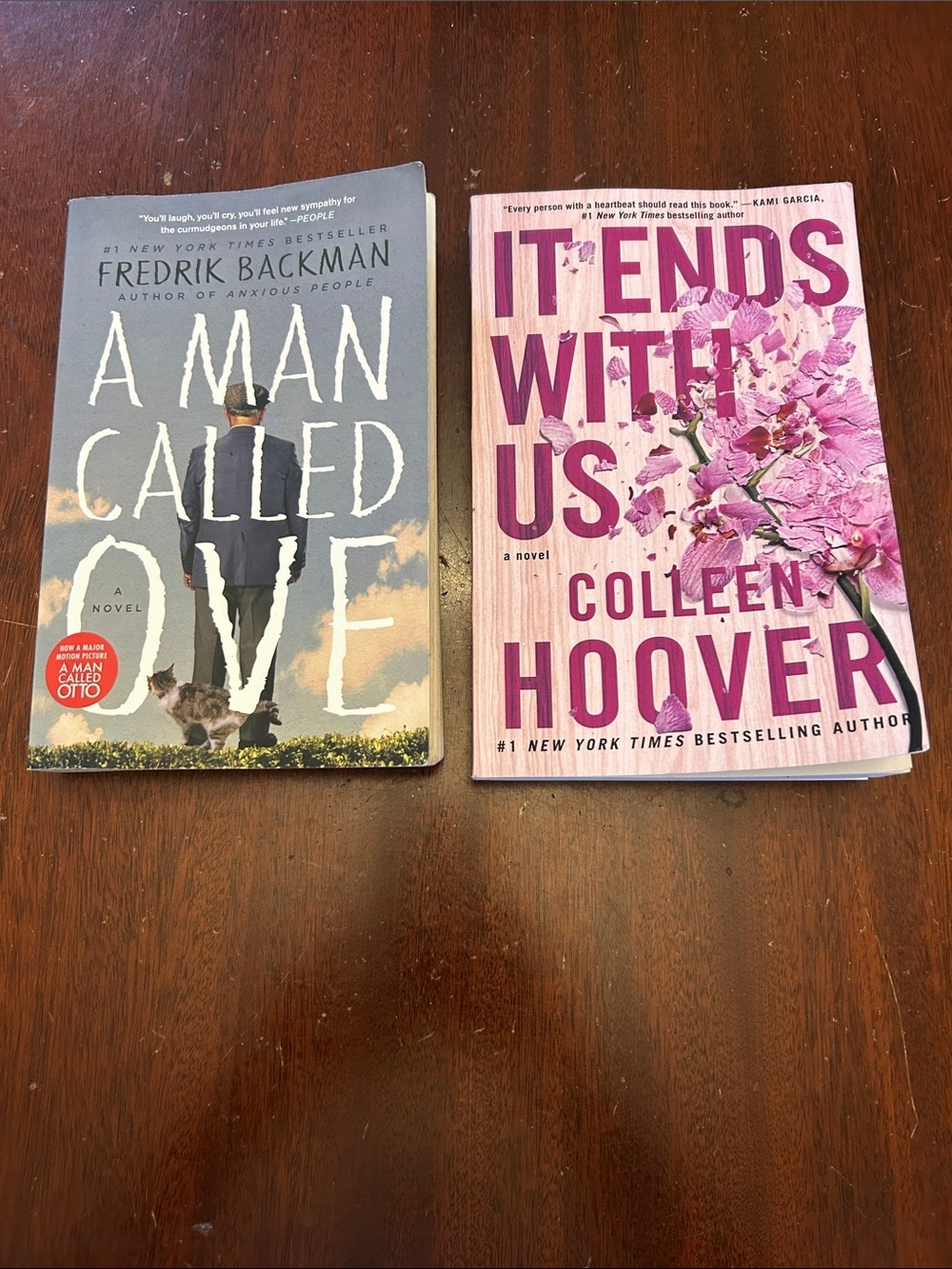 A Man Called Ove & It Ends With Us Paperback New